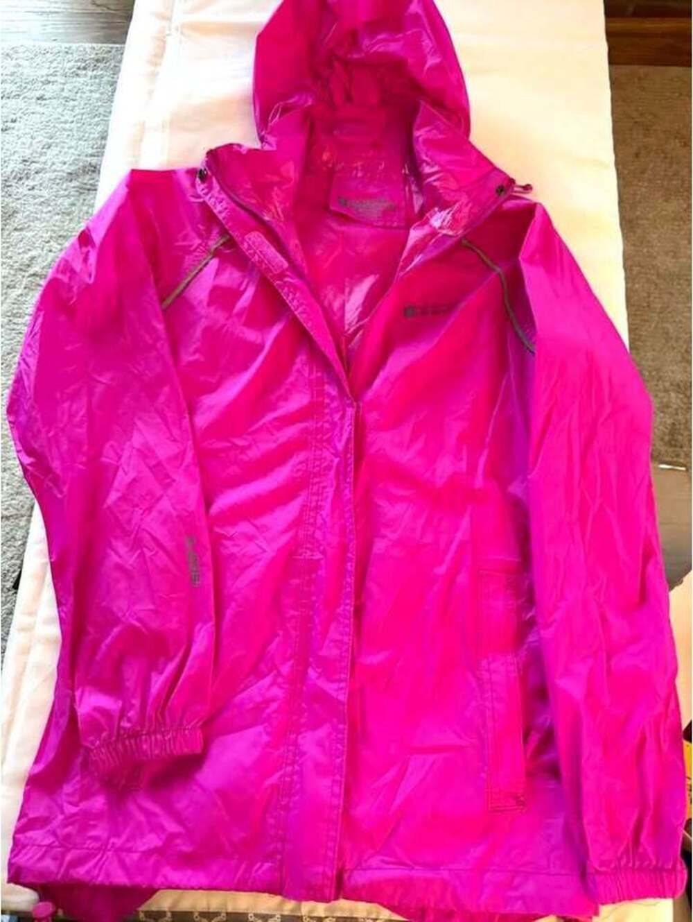 Mountain Warehouse Pakka II Women's Waterproof Rain Coat Jacket EUC Pink Size 2
